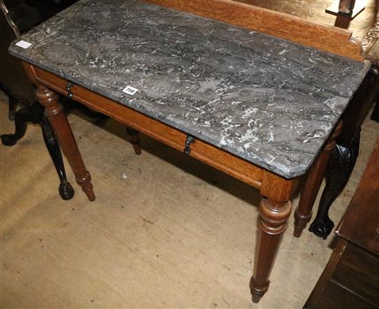 Victorian marble top washstand